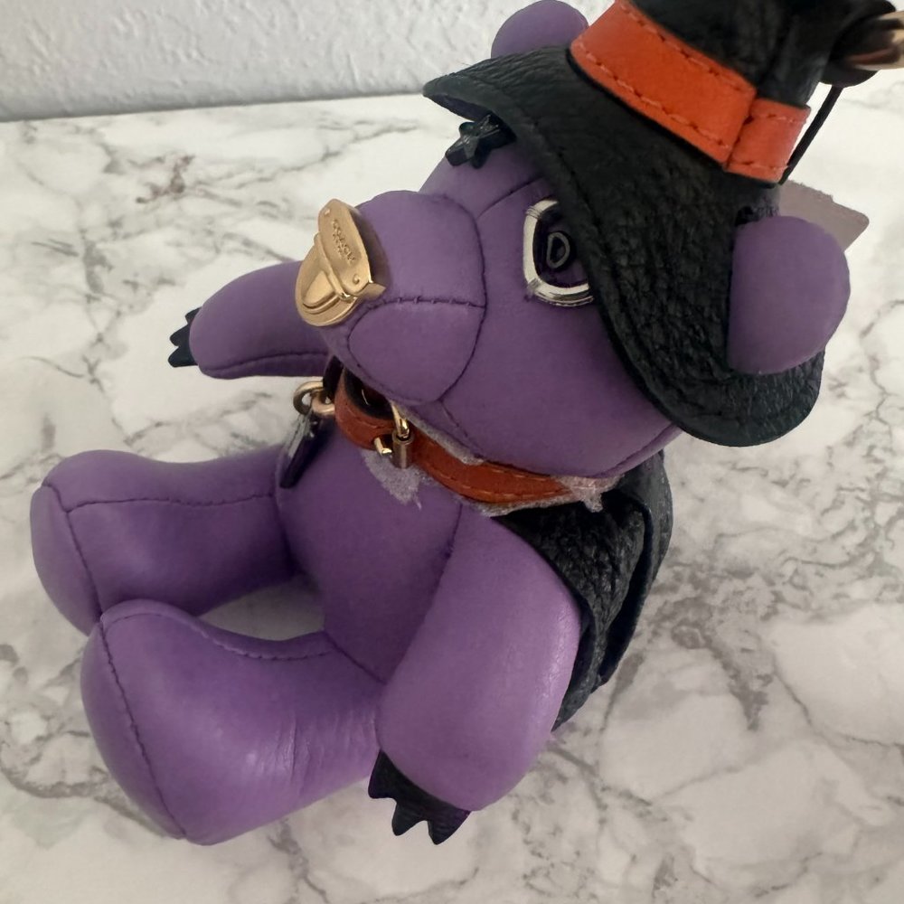 coach Halloween Witch Bear Bag Charm 6082 - Picture 4 of 7